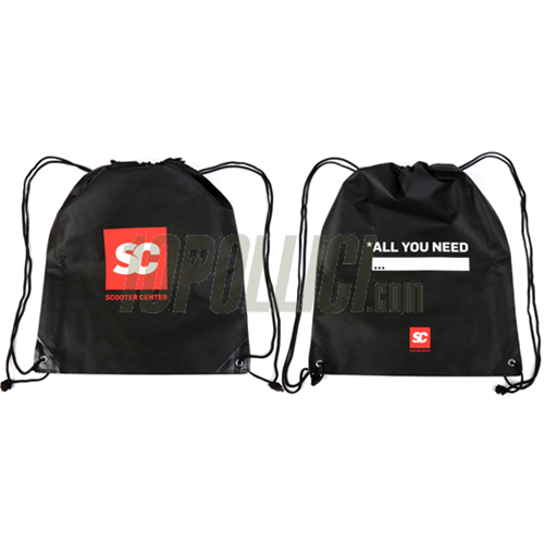 Shopping bag, gym bag, tnt, SCOOTER CENTER "ALL YOU NEED", 40x50 cm, NERO