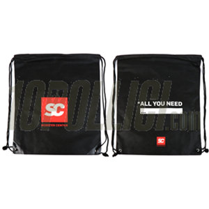 Shopping bag, gym bag, tnt, SCOOTER CENTER "ALL YOU NEED", 40x50 cm, NERO