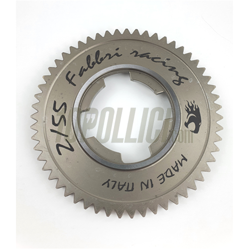 1th gear 55 teeth FABBRI Racing Vespa 50, 90, 125 ET3 Primavera, PK
