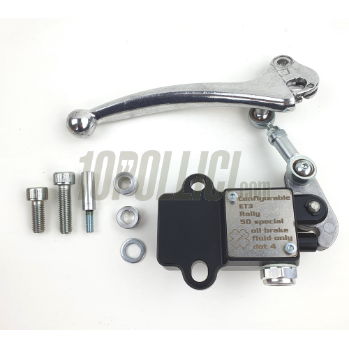 Brake master cylinder CRIMAZ STEALTH 2.0 for Vespa PK, PX - black
