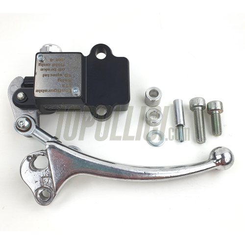 Brake master cylinder CRIMAZ STEALTH 2.0 for Vespa PK, PX - black