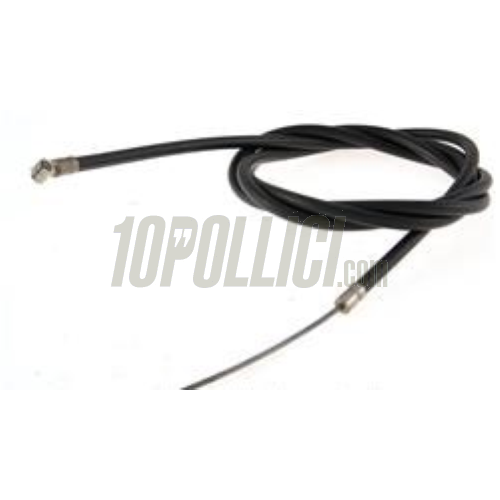 Clutch cable for Vespa  PK XL, FL, HP, XL2, N - With black PTFE sleeve and barrel nipple