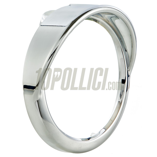 Headlamp rim SIP Vespa LXV 50-150cc - chrome plastic