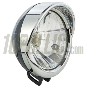 Headlamp rim SIP Vespa LXV 50-150cc - chrome plastic