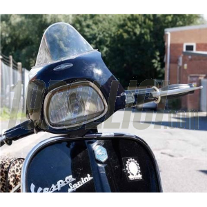 Wind shield SLUK Filreball Trapezium Vespa 125 GT, 150 GL, Sprint, 180  SS - white