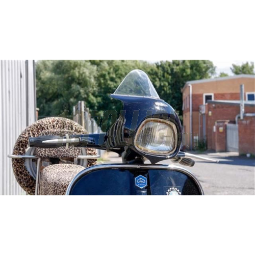 Wind shield SLUK Filreball Trapezium Vespa 125 GT, 150 GL, Sprint, 180  SS - white
