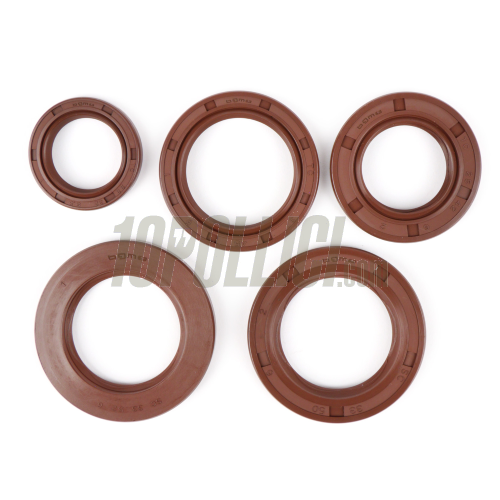 Engine oil seals set FKM/Viton -BGM PRO- Lambretta LI 2°/3° LIS, SX, TV 2°/3°, DL, GP