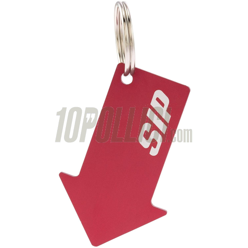 Lanyard SIP PORDOI, oil filler screw, CNC aluminium, red