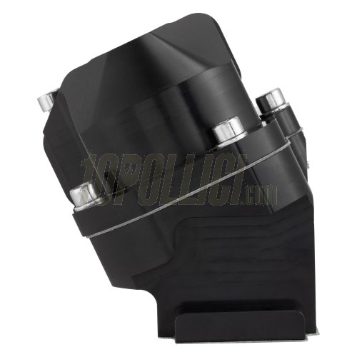 Collettore aspirazione SIP PERFORMANCE  per carter PINASCO "Slave" - alluminio CNC, nero anodizzato