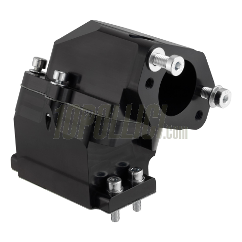 Collettore aspirazione SIP PERFORMANCE  per carter PINASCO "Slave" - alluminio CNC, nero anodizzato