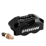 Radial brake caliper VOCA RACING, 4 pistons, distance between holes 82mm, black