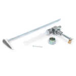 Fuel tap OMG FAST FLOW V2.0 Lambretta LI, LIS, SX, TV 2a-3a, DL, GP - with lever