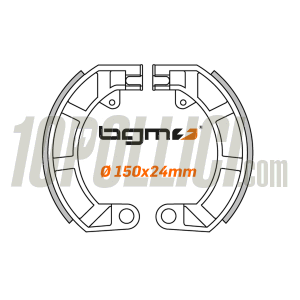 Brake pads BGM PRO rear Vespa 50 Special, 125 ET3 Primavera, 50 SS, 90 SS