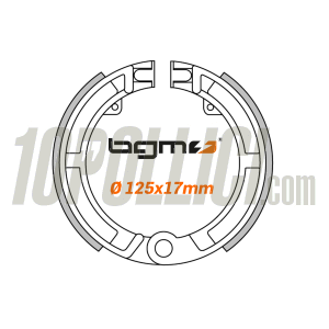 Brake pads BGM PRO front Vespa 50, 90, 125 ET3 Primavera, PK50S, Super, 98, 125 V1-33, VU, VM, VN, Hoffmann, VNA, VNB, ACMA, Super, 150 VL, VB, VBA, VBB