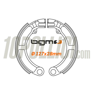 Brake pads BGM PRO rear 8" Vespa Super