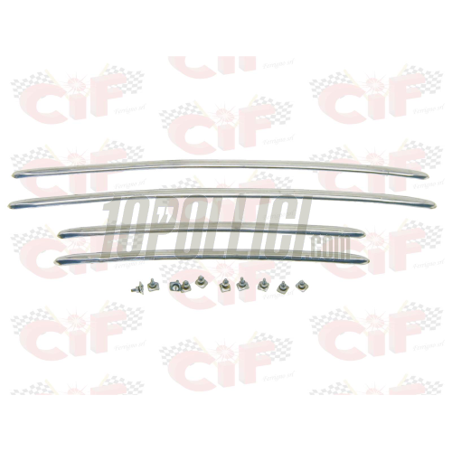 Decorative trims sidepanel and mudguard CIF Vespa 125 GT, GTR, 150 Sprint, 180 SS, aluminium, premium quality, 4 pcs