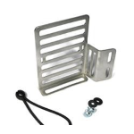 Oil tank rack MRP Vespa 50, 90, 125 ET3 Primavera, Sprint, Super, GT, GL, GS VS5, TS - stainles steel, left