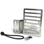 Oil tank rack MRP Vespa 50, 90, 125 ET3 Primavera, Sprint, Super, GT, GL, GS VS5, TS - stainles steel, right