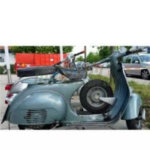 Spare Wheel Holder, behind legshields, for Vespa VBA, VBB, VNA, VNB, Super - 8" rim closed or open
