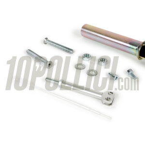 Kit pompa freno MOTORINO DIAVOLO con leva e tubo comando acceleratore per Vespa PX, PE - cromato
