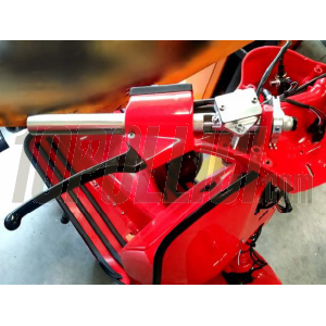 Kit pompa freno MOTORINO DIAVOLO con leva e tubo comando acceleratore per Vespa PX, PE - cromato