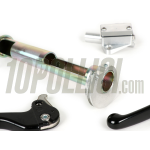 Brake master cylinder kit MOTORINO DIAVOLO with lever and throttle shaft  Vespa PX, PE - black