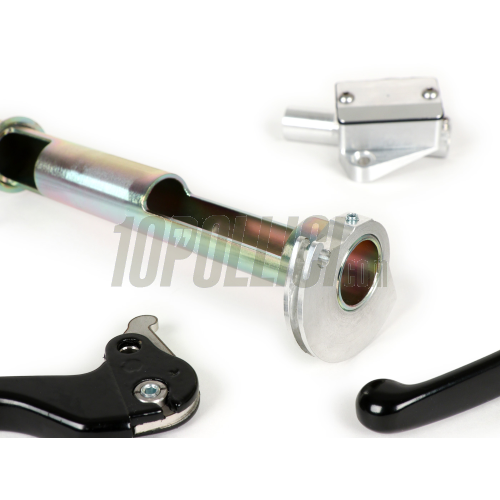 Brake master cylinder kit MOTORINO DIAVOLO with lever and throttle shaft  Vespa PX, PE - black