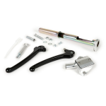 Brake master cylinder kit MOTORINO DIAVOLO with lever and throttle shaft  Vespa PX, PE - black