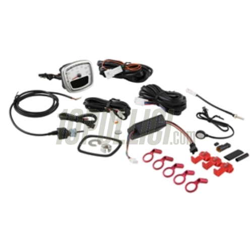 Speedometer rev counter SIP 2.0 for Vespa V30-33, VM, VN, ACMA, VL - 120 kmh/mph, 12.000rpm, face: white