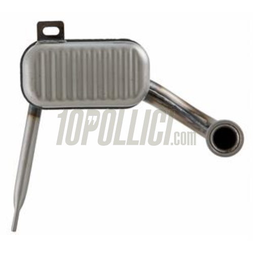 Exhaust for  Vespa 150 GS VS2-5T, steel, screwable