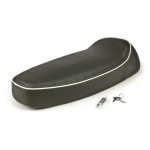 Sella SPORT PRO per Vespa PX, GT, Sprint - bordo bianco