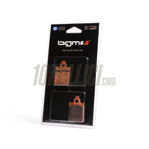 Brake pads BGM PRO Sintersport for Vespa PX with brake disc, Grimeca Classic/NT kits - Synterized - S21 - 31.8x51.2mm