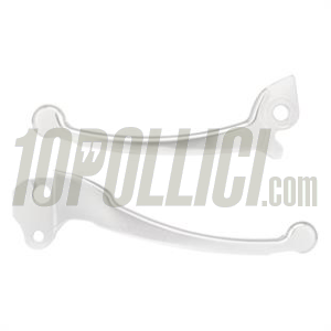 Sport lever set SIP Vespa PX '98, MY, '11 with Grimeca brake pump - aluminium, CNC, anodised silver - 2 pieces