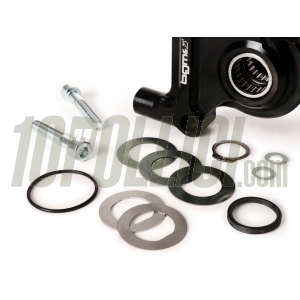 Supporto pinza freno radiale BGM PRO 4 pistoncini Ø 20mm, Vespa PX '98, MY, '11, kit GRIMECA NT - nera 