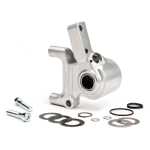Brake caliper bracket BGM PRO radial 4 pistons Ø 20 mm, Vespa PX '98, MY, '11, kit GRIMECA NT - silver