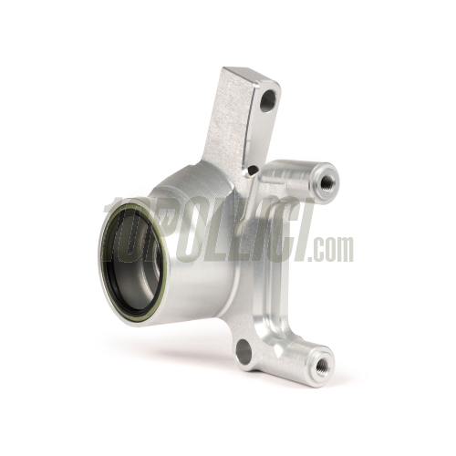 Brake caliper bracket BGM PRO radial 4 pistons Ø 20 mm, Vespa PX '98, MY, '11, kit GRIMECA NT - silver