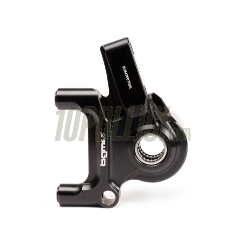 Brake caliper BGM PRO radial 4 pistons and bracket Ø 20 mm set, Vespa PX '98, MY, '11, kit GRIMECA NT - black