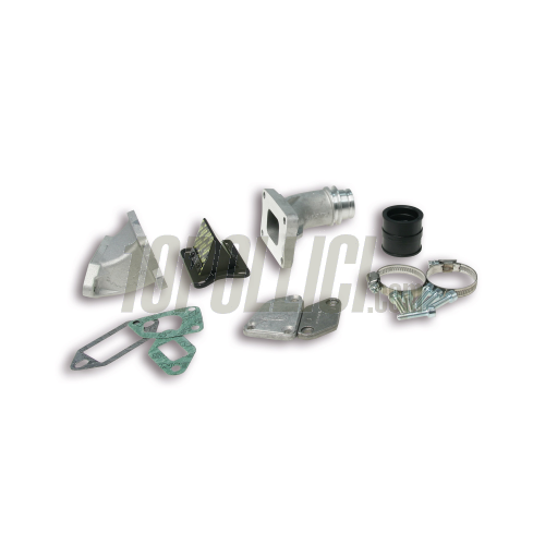 Manifold reed-valve MALOSSI carburetor PHBL 24-25, TM 24 for kit 136cc MHR Vespa 90, 125 ET3 Primavera