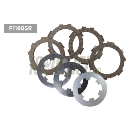 Clutch discs NEWFREN RACING F1190SR for 6 springs clutch Vespa Smallframe