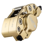 Pinza freno SIP 2 pistoncini Ø 31,5 mm, Vespa PX '98, MY, '11, kit GRIMECA - oro satinato anodizzato