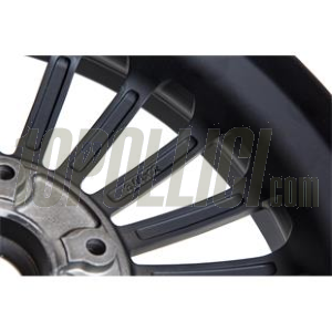 Rim SIP front and rear for Vespa 125-300cc GTS, GTS Super, GTV, GT 60, GT, GT L, 3.00-12", matt black