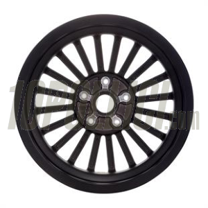 Rim SIP front and rear for Vespa 125-300cc GTS, GTS Super, GTV, GT 60, GT, GT L, 3.00-12", matt black
