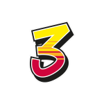 2 stickers set MALOSSI Enko4 "number 3"  12x19cm