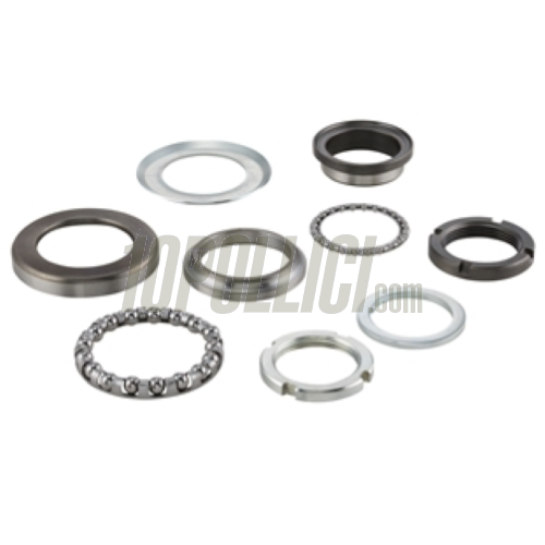 Steering head bearing set lower and upper SIP PREMIUM for Vespa  V1-15, V30-33, VM, VU, Hoffmann, ACMA