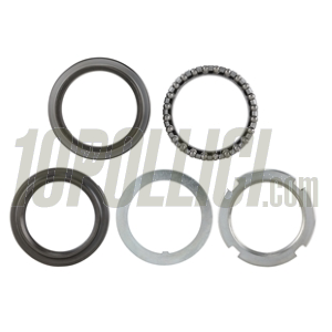 Steering head bearing set lower and upper SIP PREMIUM for Vespa  V1-15, V30-33, VM, VU, Hoffmann, ACMA