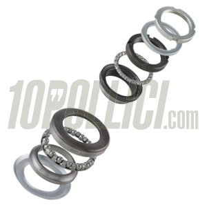 Steering head bearing set lower and upper SIP PREMIUM for Vespa  V1-15, V30-33, VM, VU, Hoffmann, ACMA