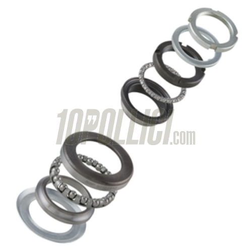 Steering head bearing set lower and upper SIP PREMIUM for Vespa  V1-15, V30-33, VM, VU, Hoffmann, ACMA