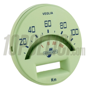 Tacho face plate Lambretta LI 1°-2°