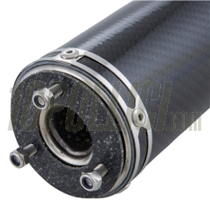 Silenziatore per espansioni SIP PERFORMANCE NG/2.0 e PM Tuning, l=270 mm, Ø=77 mm, Øi=25 mm, carbonio