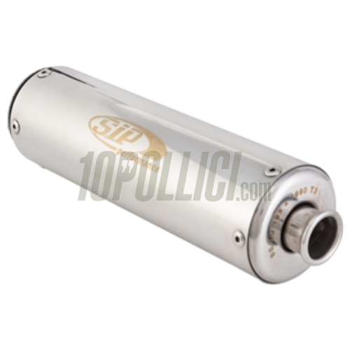 Silenziatore per espansioni SIP PERFORMANCE NG/2.0 e PM Tuning, l=270 mm, Ø=77 mm, Øi=25 mm, acciaio inossidabile